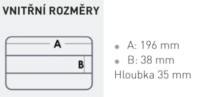 Meiho Free 800ND průhledná/tmavě modrá rybářská krabička