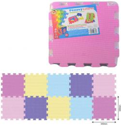 Měkké bloky barevné A 10ks pěnový koberec baby puzzle podložka na zem Měkké bloky barevné A 10ks pěnový koberec baby puzzle podložka na zem