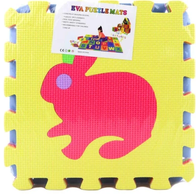 Měkké bloky Zvířátka B 9ks pěnový koberec baby vkládací puzzle podložka na zem Měkké bloky Zvířátka B 9ks pěnový koberec baby vkládací puzzle podložka na zem