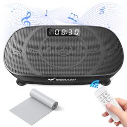 MERACH 2398 Vibrační podložka pro celé tělo, šedá