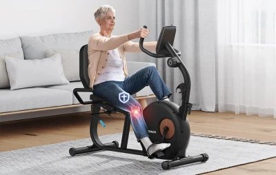 Merach MR-S23B1-EU černé lehátkové cvičební kolo