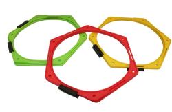 Merc sport Agility Hex Rings – tréninková sada 6 ks