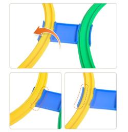 Merc sport Agility kruhy – spojovací sada velké kruhy (10 ks + klipy)