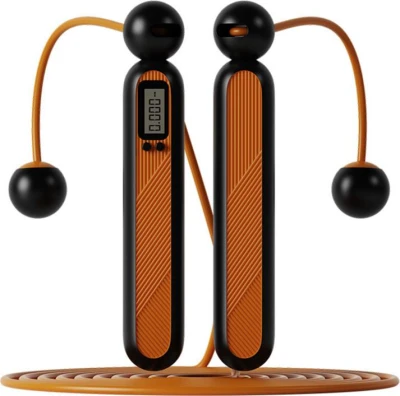 Merc sport Fitness švihadlo bezdrátové, digitální – oranžové Merc sport Fitness švihadlo bezdrátové, digitální – oranžové