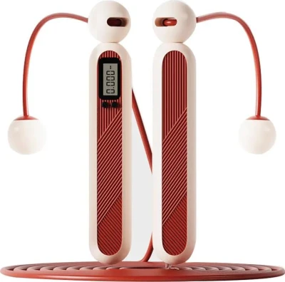 Merc sport Fitness švihadlo bezdrátové, digitální – růžové Merc sport Fitness švihadlo bezdrátové, digitální – růžové