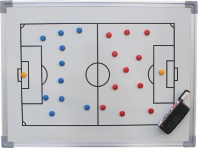 Merc sport Fotbalová taktická tabule magnetická 30 × 45 cm – bílá