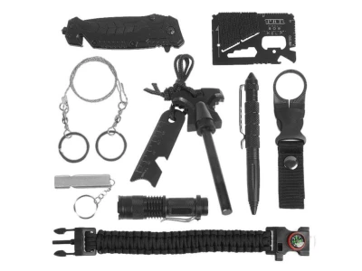 Merc sport Krabička poslední záchrany Survival Kit sada 9v1