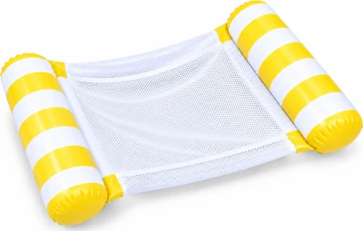 Merc sport Nafukovací síťové lehátko do vody 130 × 70 cm žluté