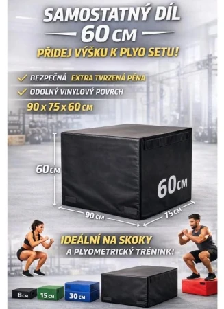Merc sport Plyometrický box – diel 60 cm