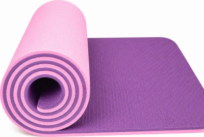 Merc sport Yoga Mat TPE 8 mm – podložka na cvičení růžovo-fialová
