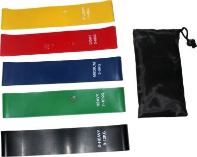 Merc sport Posilovací set odporových gum – sada 5 ks