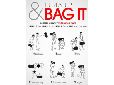 Merc sport Power Bag 15 kg – černo-modrý