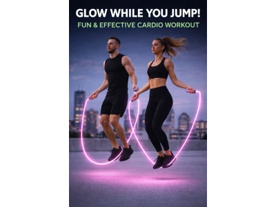 Merc sport Švihadlo svítící Luminous – růžové