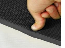 Merc sport TATAMI-podložka na cvičenie 100x100x1,5cm čierna