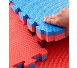 Merc sport TATAMI-podložka obojstranná na cvičenie 100x100x3 cm červeno/modrá
