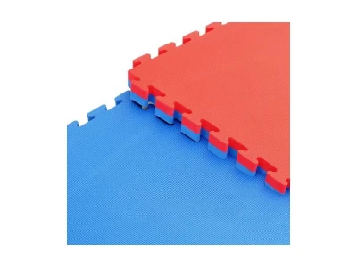 Merc sport TATAMI podložka oboustranná na cvičení 100x100x4cm červeno/ modrá