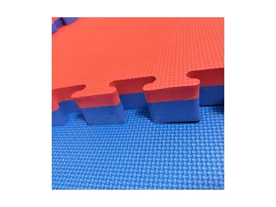 Merc sport TATAMI podložka oboustranná na cvičení 100x100x4cm červeno/ modrá