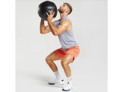 Merc sport Wall Ball 4 kg – medicinbal černý