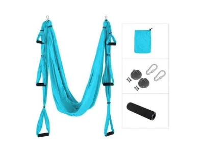 Merc sport Yoga Hammock – síť na jógu modrá