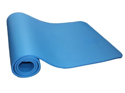 Merc sport Yoga Mat NBR 10 mm – podložka na cvičení modrá
