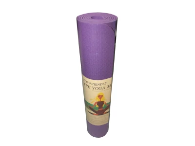 Merc sport Yoga Mat TPE 6 mm – podložka na cvičení fialová