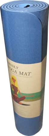 Merc sport Yoga Mat TPE 8 mm – podložka na cvičení modro-modrá