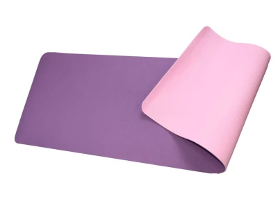 Merc sport Yoga Mat TPE 8 mm – podložka na cvičení růžovo-fialová
