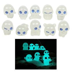Merco Alien světélkující ornamenty 10 ks modrá Merco Alien světélkující ornamenty 10 ks modrá