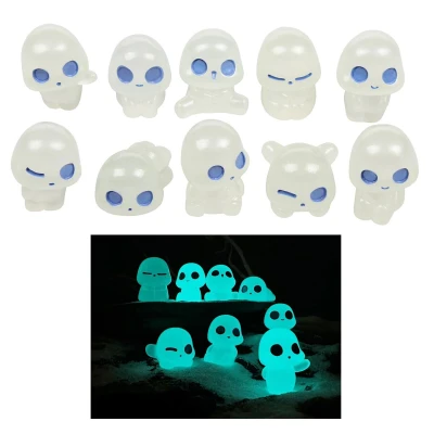 Merco Alien světélkující ornamenty 10 ks modrá