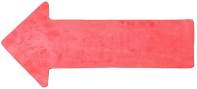Merco Arrow značka na podlahu červená