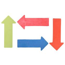 Merco Arrow značka na podlahu oranžová