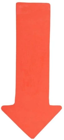 Merco Arrow značka na podlahu oranžová