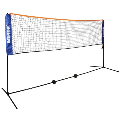 Merco Badminton/tenis set 3 m stojany na kurt vč. sítě