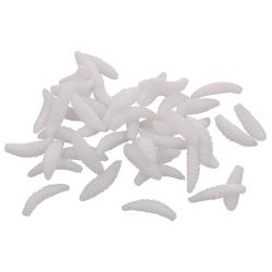 Merco Bait Soft Worms umělí červi 50 ks bílá Merco Bait Soft Worms umělí červi 50 ks bílá