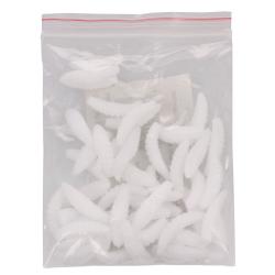 Merco Bait Soft Worms umělí červi 50 ks bílá