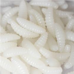 Merco Bait Soft Worms umělí červi 50 ks bílá