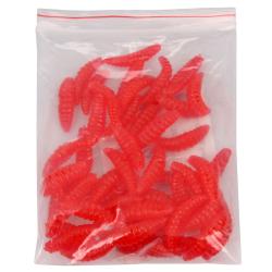 Merco Bait Soft Worms umělí červi 50 ks červená