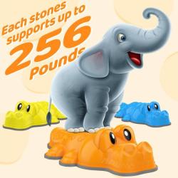 Merco Balanční kameny krokodýl set 6ks pro rozvoj motoriky