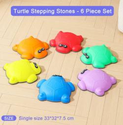 Merco Balanční kameny želva set 6ks pro rozvoj motoriky