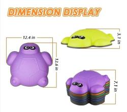 Merco Balanční kameny želva set 6ks pro rozvoj motoriky