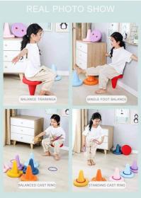 Merco Balanční kuželové sensorické dětské sedátko červené do 50kg