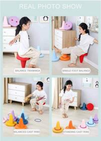 Merco Balanční kuželové sensorické dětské sedátko mátové do 50kg