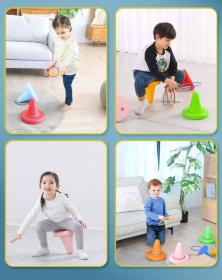 Merco Balanční kuželové sensorické dětské sedátko růžové do 50kg