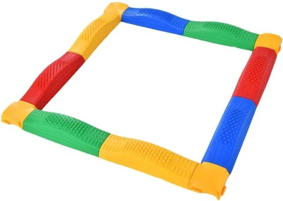Merco Balanční motorická protiskluzná dráha vlnky čtverec 12 dílků Merco Balanční motorická protiskluzná dráha vlnky čtverec 12 dílků