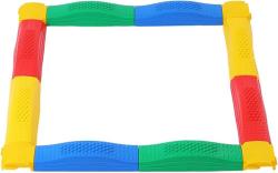 Merco Balanční motorická protiskluzná dráha vlnky čtverec 12 dílků