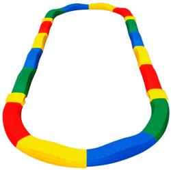 Merco Balanční motorická protiskluzná dráha vlnky ovál 20 dílků