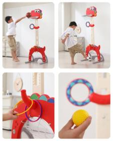 Merco Basketbalový koš multifunkční dětský se stojanem krokodýl