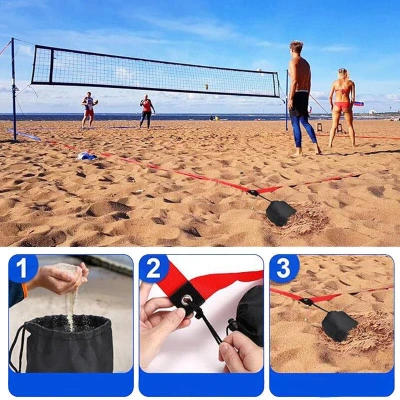 Merco Beach Tour lajny na beach volejbal s kotvením