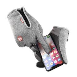Merco Bike Touch sportovní rukavice šedá