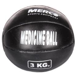 Merco Black Leather kožený medicinální míč